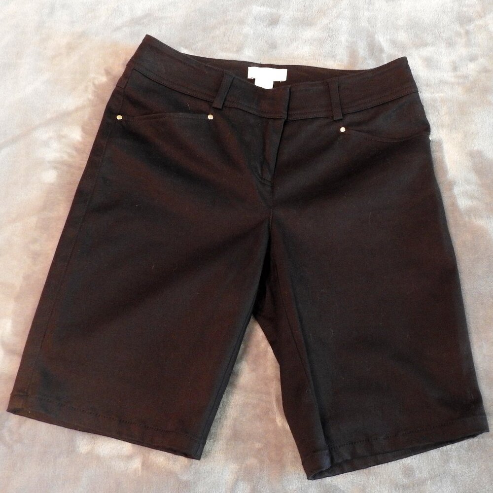 NWT Cache black dress shorts, Size 2